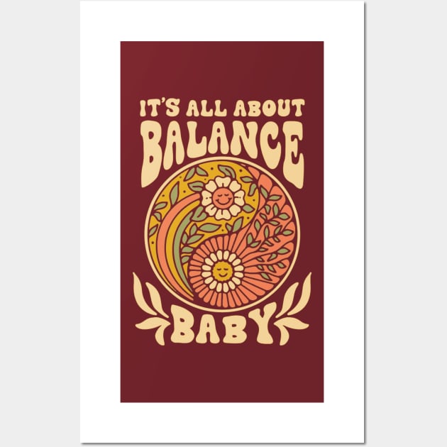 It's All About Balance Baby Wall Art by AbundanceSeed